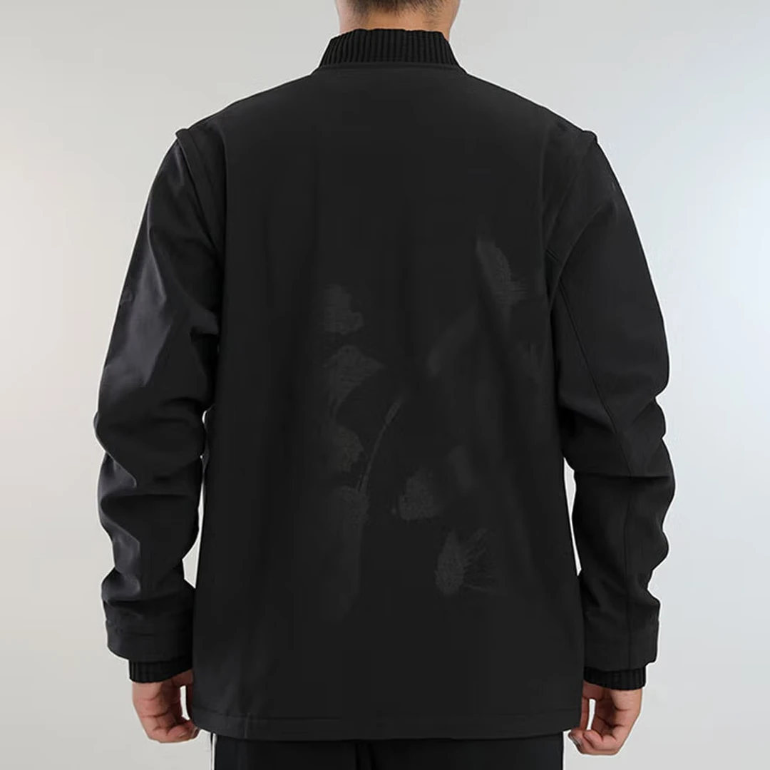 阿迪达斯（Adidas）外套男武极立领加绒保暖梭织夹克上衣 GM4456
