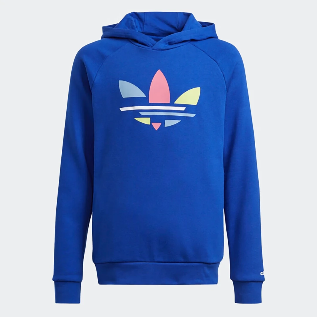 adidas男大童HOODIE春秋款卫衣套头衫H14154