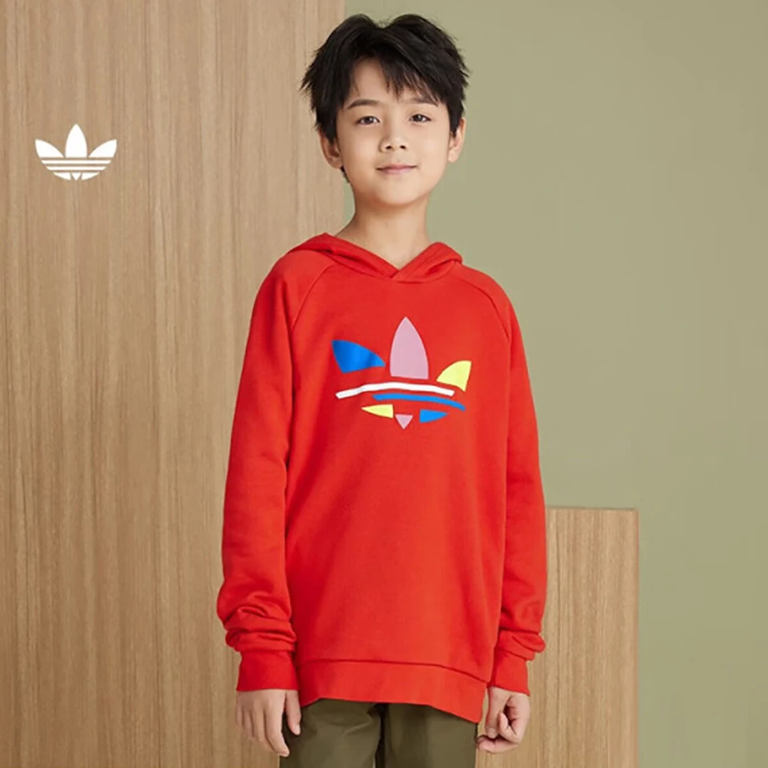 adidas小童HOODIE春秋款卫衣H32399