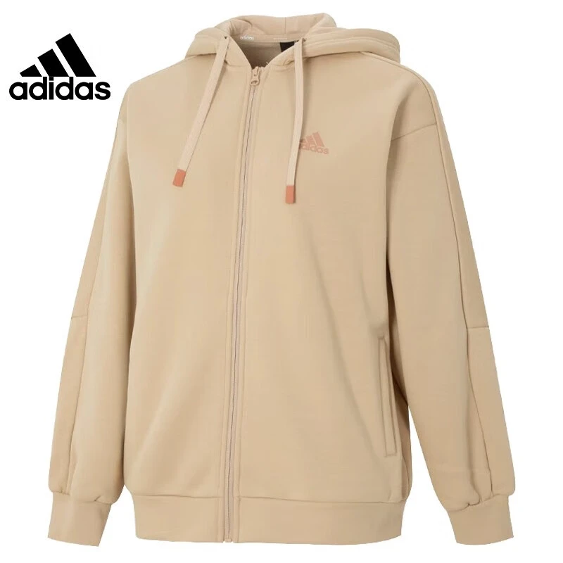 adidas阿迪达斯冬季女子男士加绒运动休闲连帽夹克卫衣外套IK9893