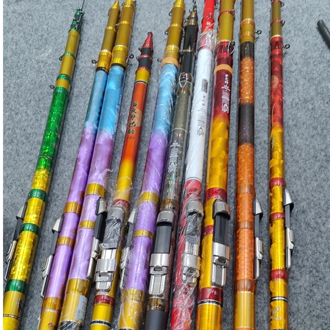 前打竿超轻超硬谷麦竿逗钓竿三定位不剪线碳素钓竿瑕疵款