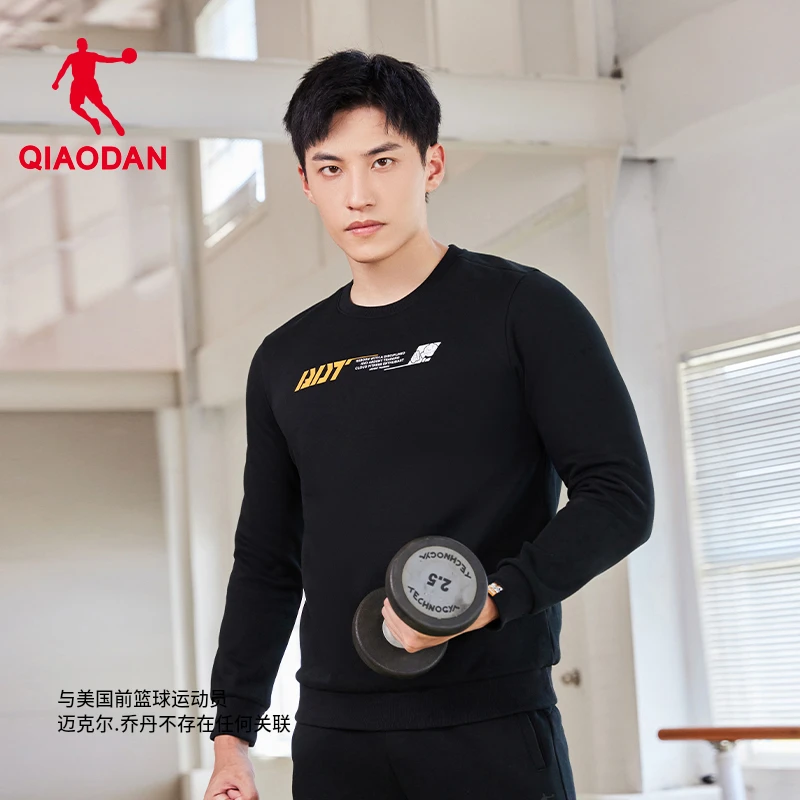 中国乔丹春季男子专业运动综训休闲针织透气上衣EWD43221314