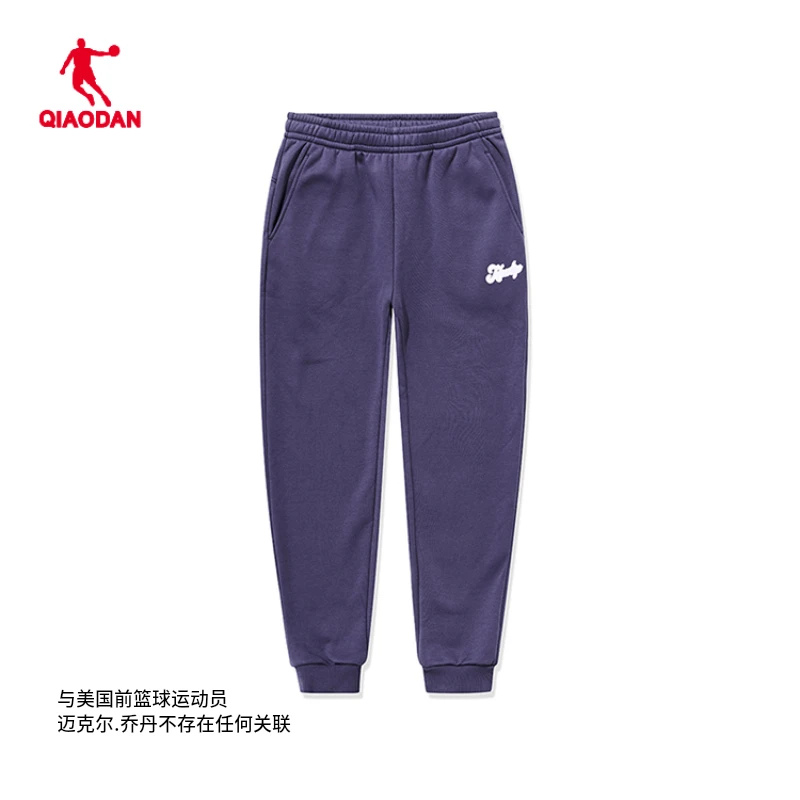 中国乔丹春季女子运动生活休闲舒适针织加绒长裤GKL42221553