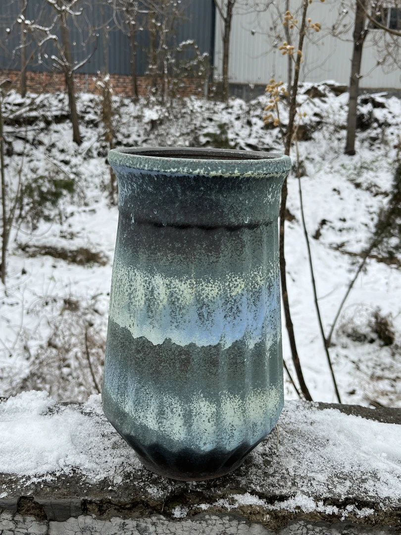 高温复古陶罐花盆透气好法师多肉紫乐老桩悬崖绿植（微瑕颜色随机）