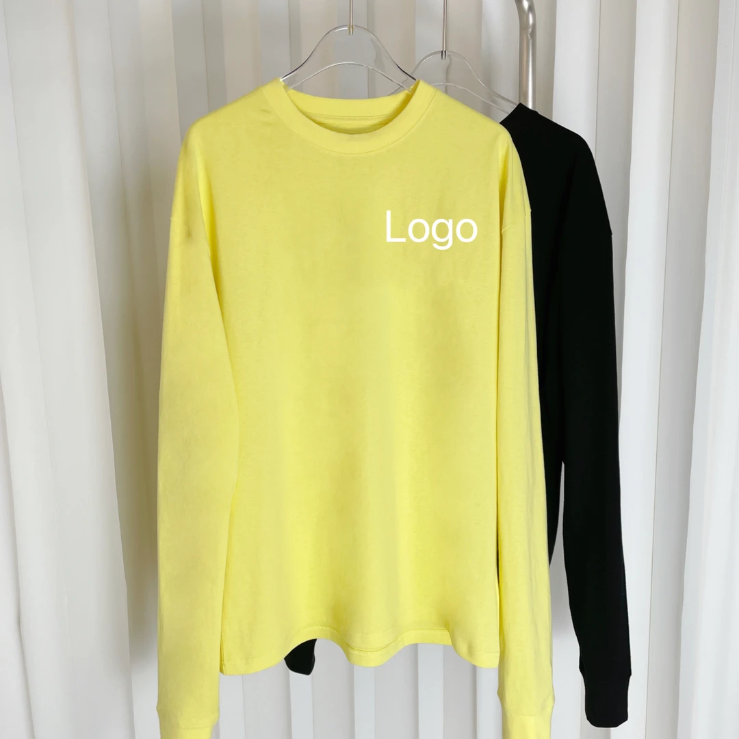 春季男款宽松休闲圆领纯棉百搭长袖T恤0720