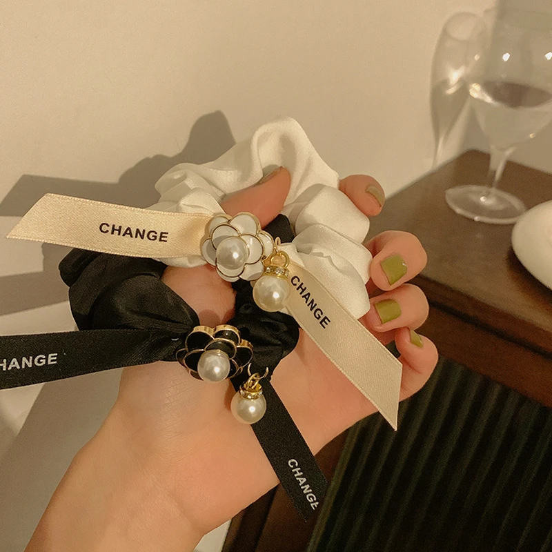 喜萌简约大珠珠发绳皮筋女扎头发韩版头绳女气质百搭外出发饰网红