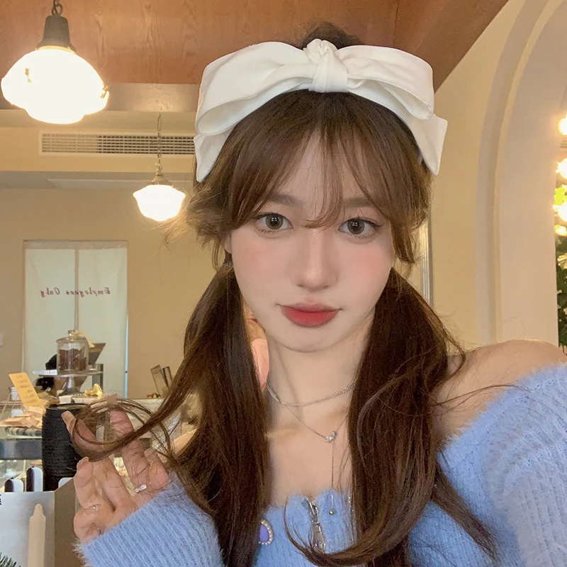 喜萌奶油甜心早春蝴蝶结发箍高级感发饰百搭外出网红头饰气质发饰