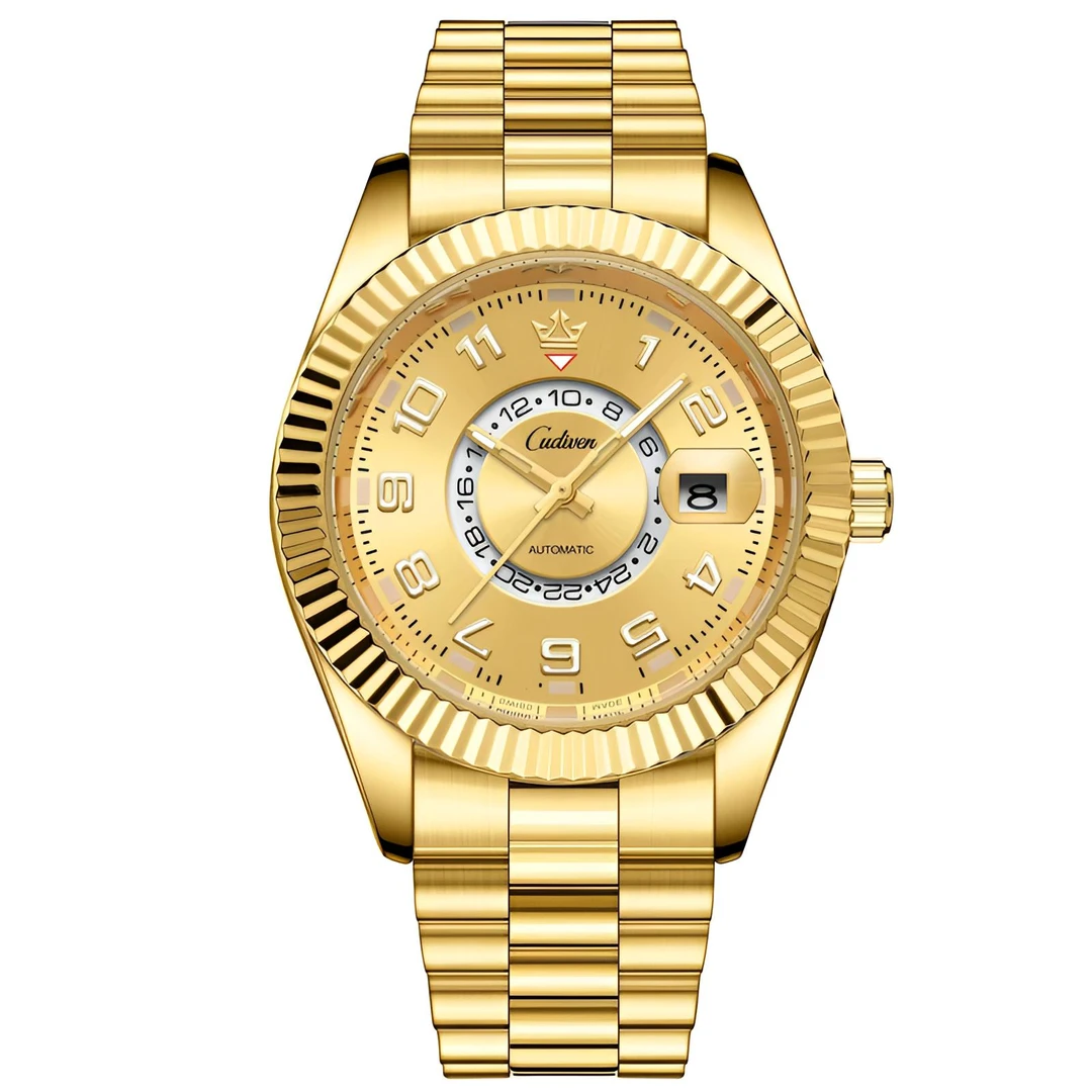 真金天行者新奢男表24小时制高级夜光中南团2813进口机芯