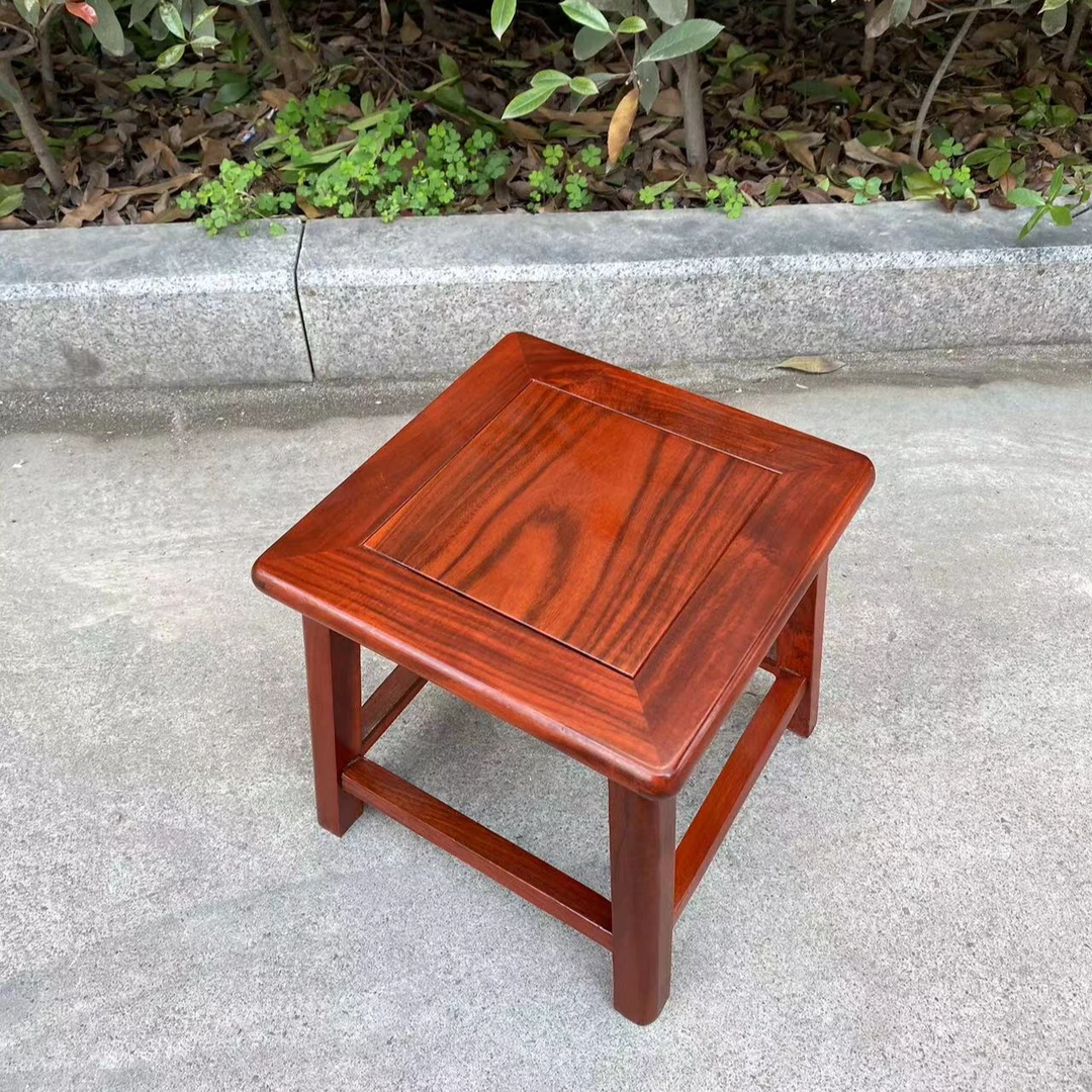 刺猬紫檀小方凳客厅换鞋凳沙发茶几矮凳