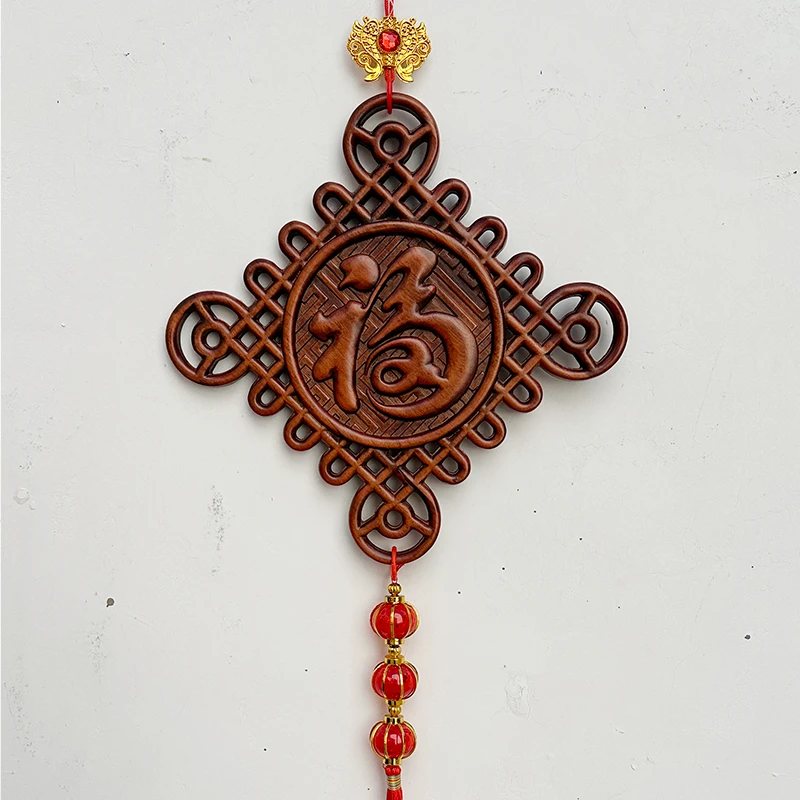 【喜庆中国节】福字东阳木雕 香樟木挂件