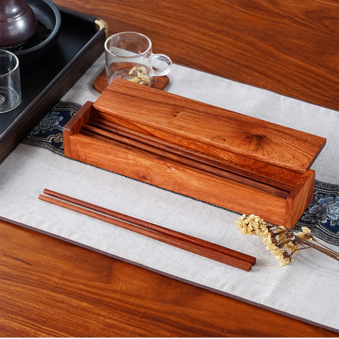 【方信】mh筷子 10双装 无漆无蜡 高端礼品送木盒包装