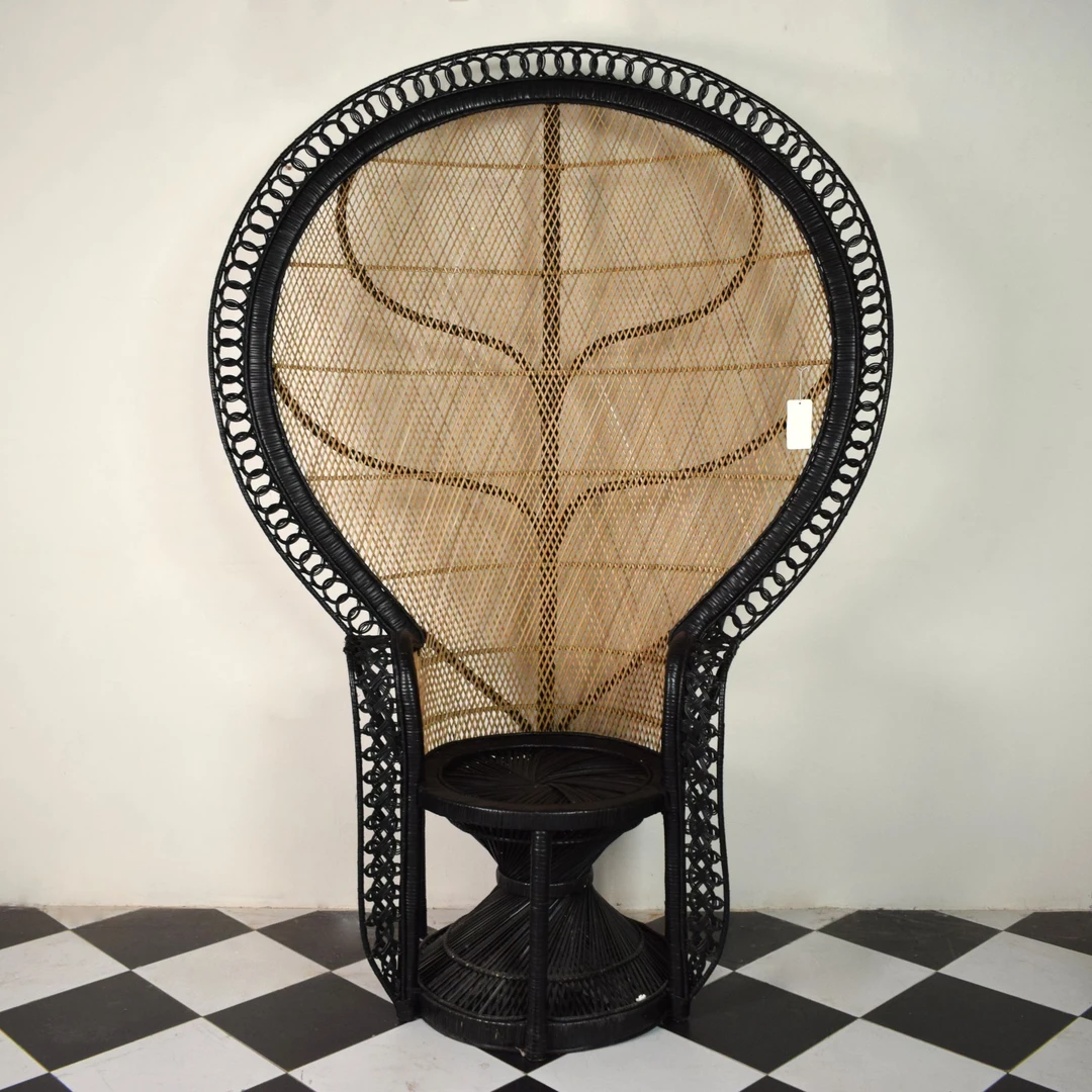 立式藤编设立式计师款菲律宾孔雀椅