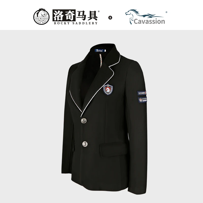 Cavassion成人女士针织弹力骑士服 马术骑马比赛 洛奇马具8102526