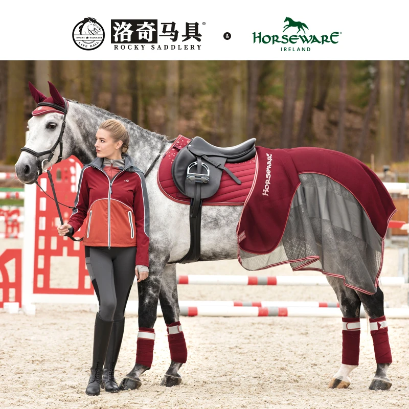 Horseware Fashion系列套装 鞍垫 马耳罩 马绑腿 马笼头  8216003