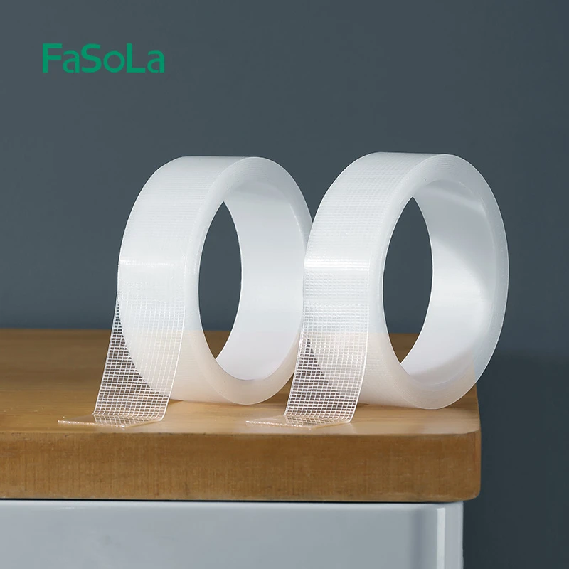 FaSoLa纳米双面胶无痕贴强力魔力胶贴高粘度防滑贴片透明固定胶