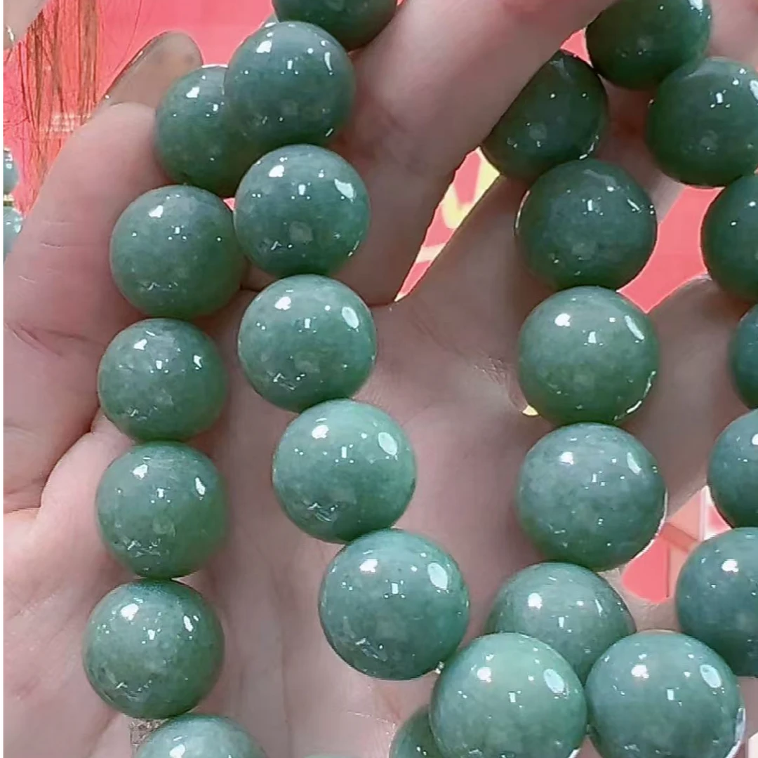 天然翡翠A货手串（多样性发货发其一）多送一颗珠子和弹力绳