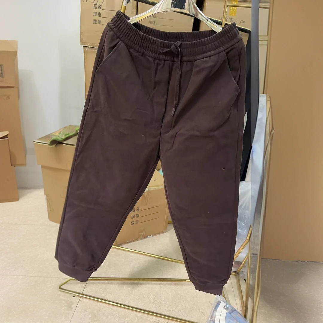 B/411397黑金裤防风裤时尚休闲百搭加厚秋冬保暖抽绳冬款