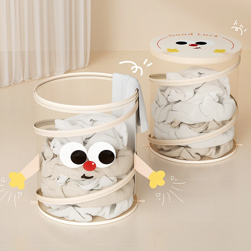 可折叠脏衣篓收纳篮家用洗衣篮浴室置物神器透气脏衣篮大容量可爱