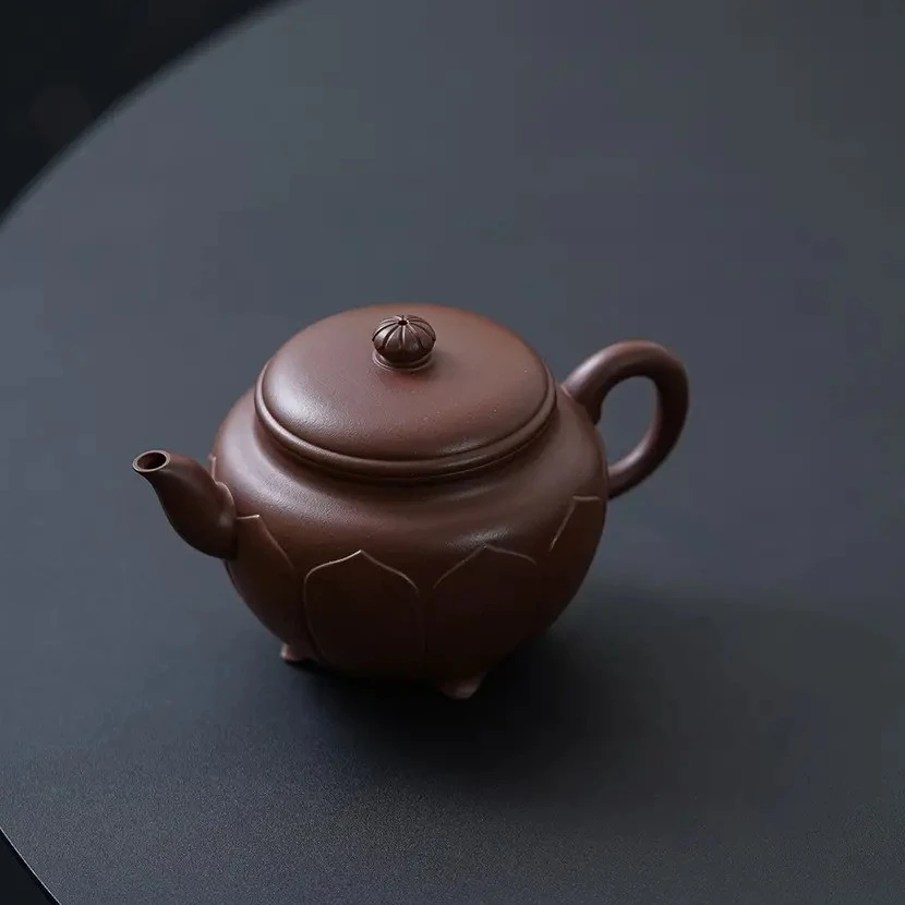 徐东洋制 莲韵壶 底槽青300Cc精心制作 匠心壶