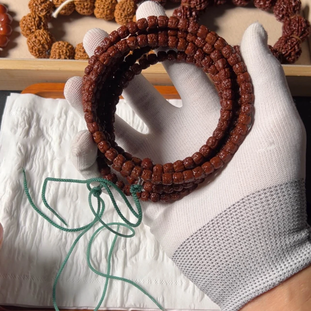 【闪购商品】金刚菩提手串6尺寸龙切佛手