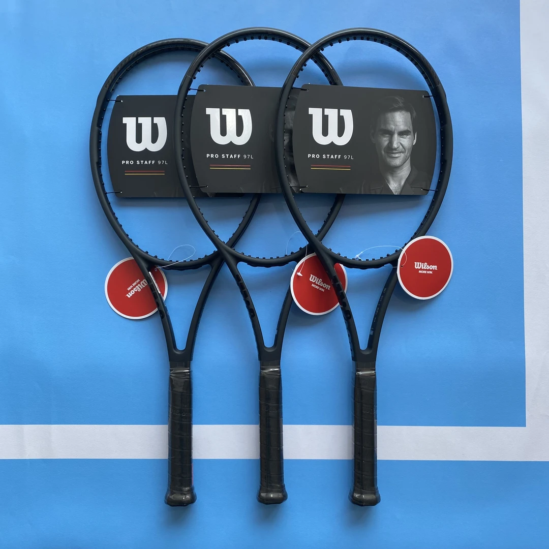 Wilson/威尔胜小黑拍费德勒全碳素Pro Staff 97L V13专业网球拍