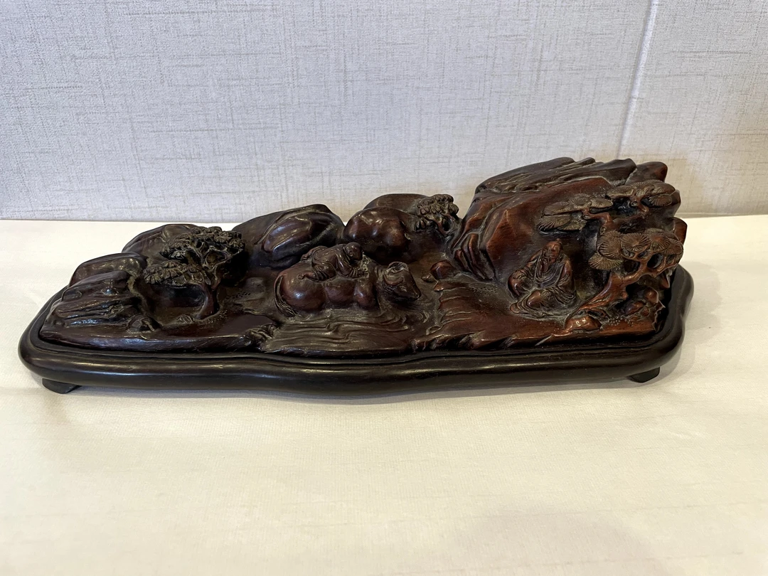 典藏京韵竹木雅器山子