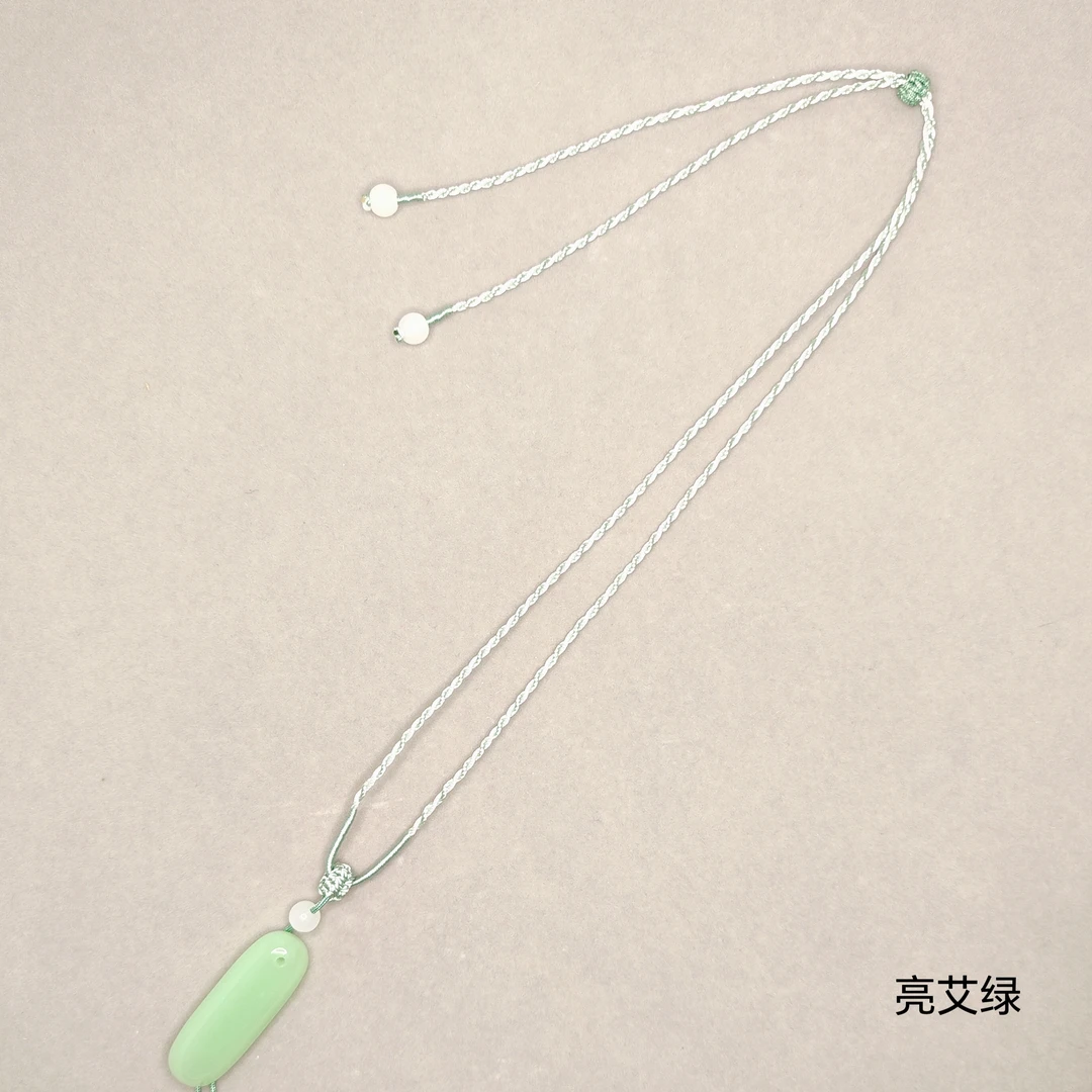 纯手工编织项链挂绳简约时尚单品绳粗1.2毫米可佩戴无事牌平安扣