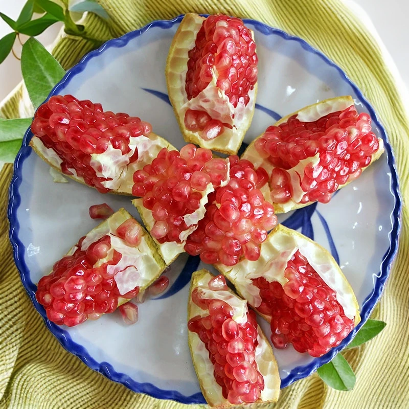 现摘云南突尼斯软籽石榴5斤新鲜水果包邮甜石榴9斤蒙自临潼会理