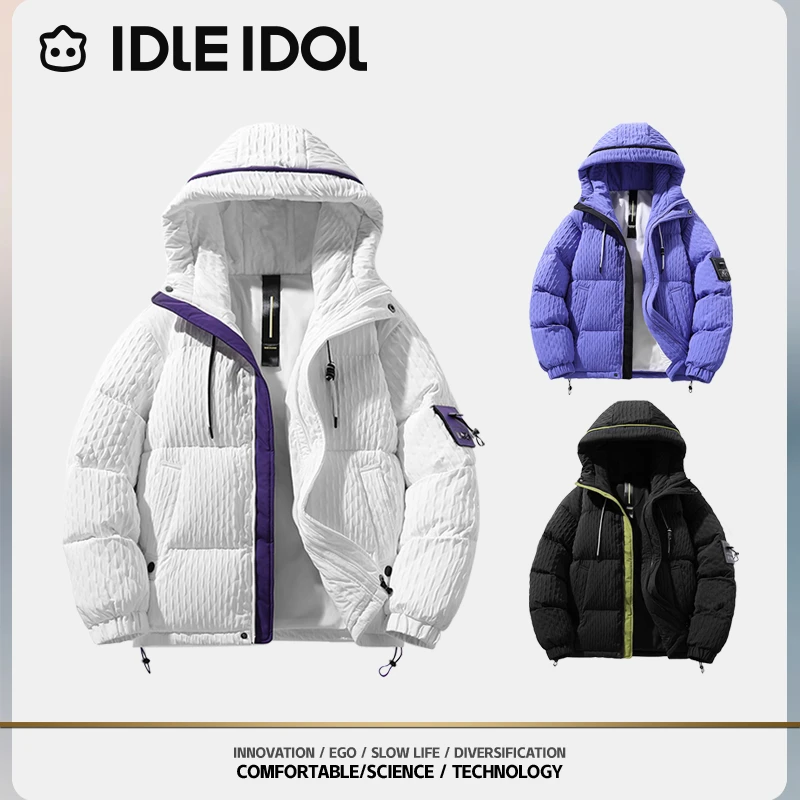 IDLE IDOL【BLG精选】新款羽绒服男女同款时尚秋冬韩版加厚保暖外套