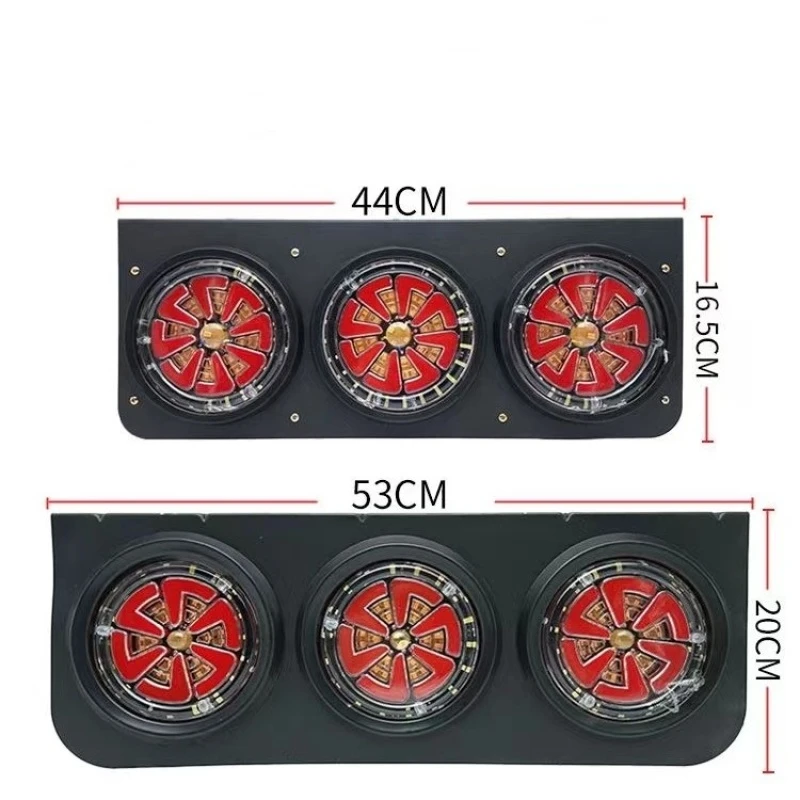 24V货车中集挂车后尾灯总成LED防水三联刹车爆闪转向后组合灯