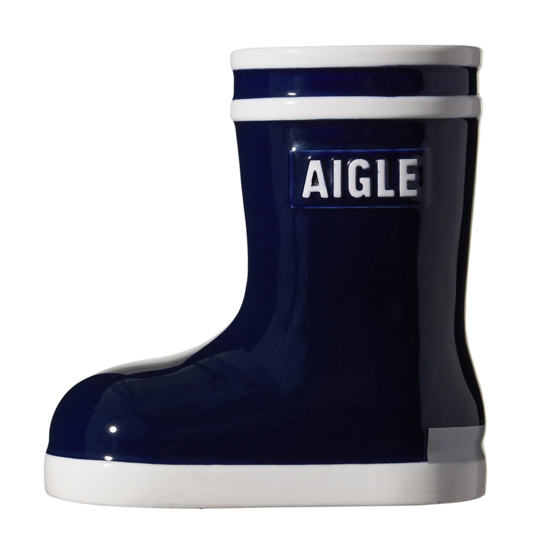 AIGLE蓝色雨靴花瓶