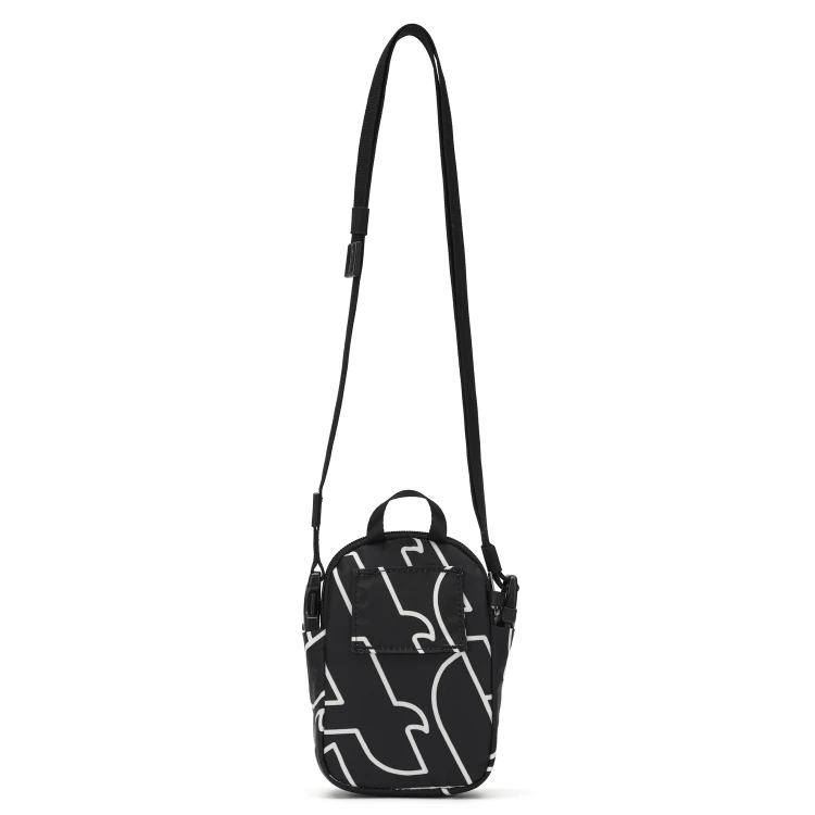 AIGLE艾高2024早秋新品WR防泼水黑色季节印花中性休闲斜挎包BH83