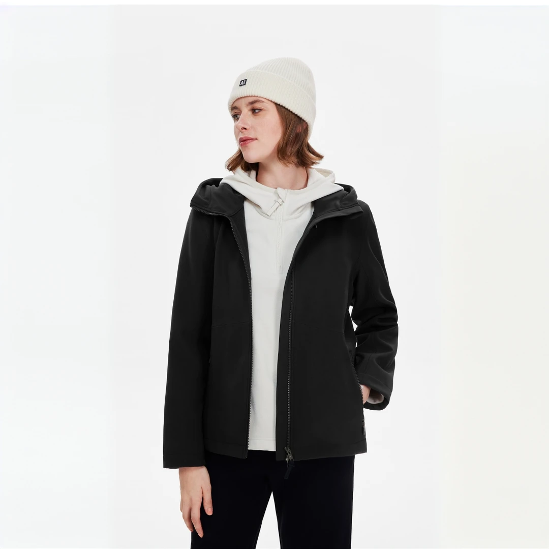 【舒适保暖软壳衣】AIGLE艾高运动时尚休闲弹力防风软壳夹克女BE78