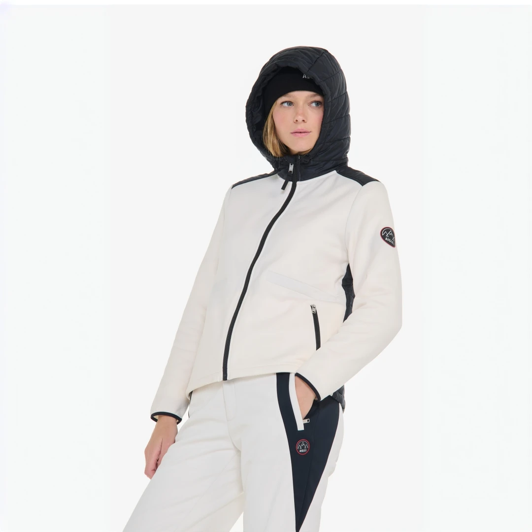 【SKI滑雪系列】AIGLE艾高POLARTEC保暖全拉链抓绒衣AZ58