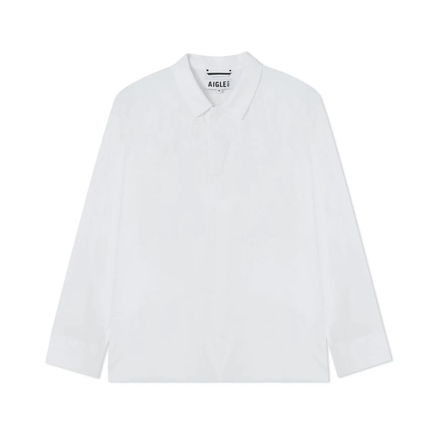 AIGLE艾高经典款女士舒适纯色长袖衬衫AD76