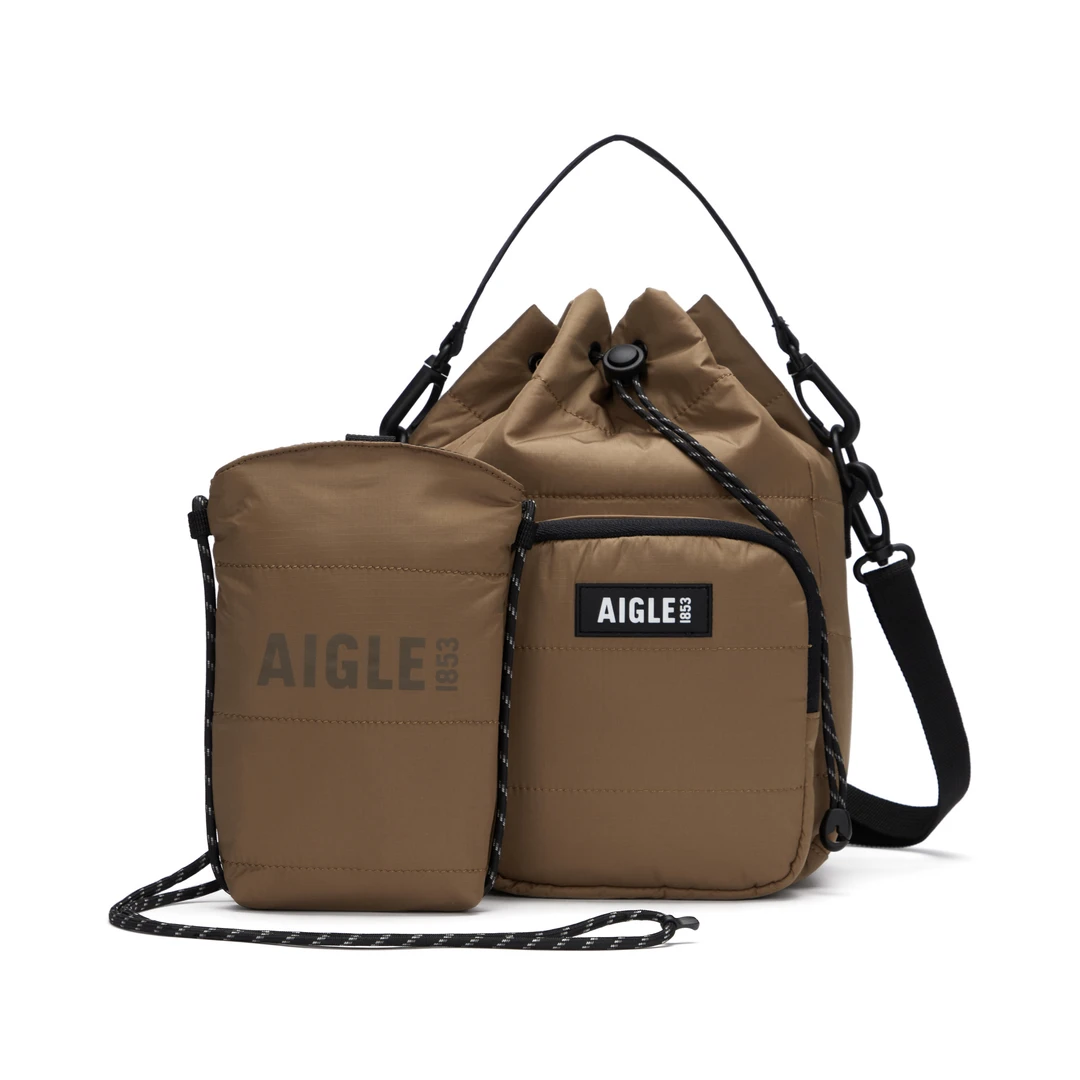 AIGLE艾高2024年早秋新品WR防泼水户外时尚休闲斜挎包BC85