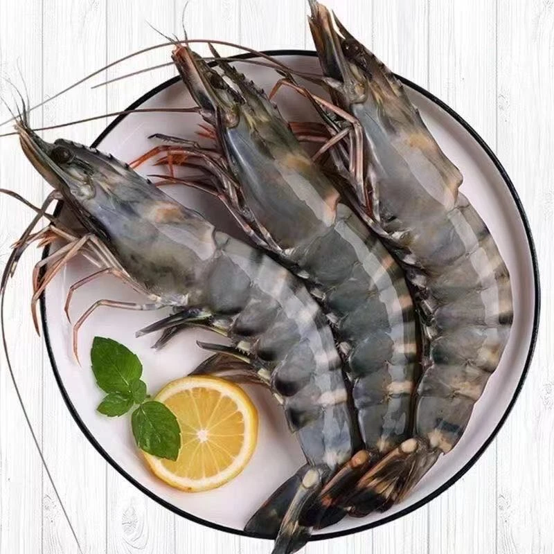 [1620规格]新鲜黑虎虾老虎虾无冰衣净重3斤超大号黑虎虾口感紧实