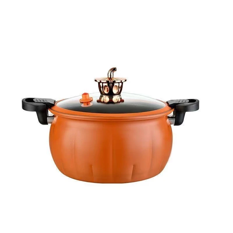 微压锅多功能南瓜锅大容量汤锅炖锅不粘锅压力锅家用电磁炉燃气灶