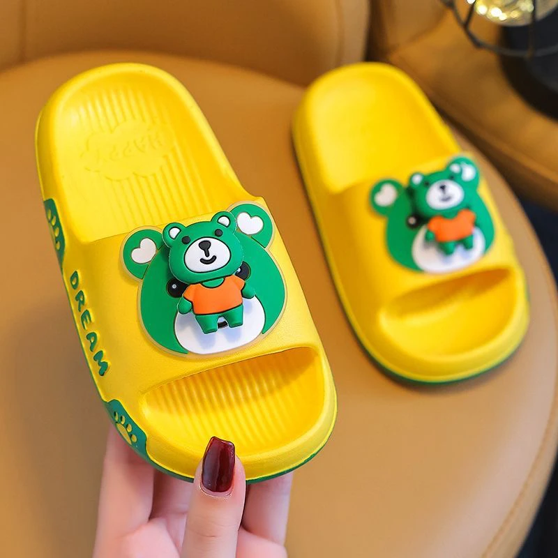 儿童夏季拖鞋男女童软底居家室内浴室防滑小孩可爱男童外穿凉拖鞋
