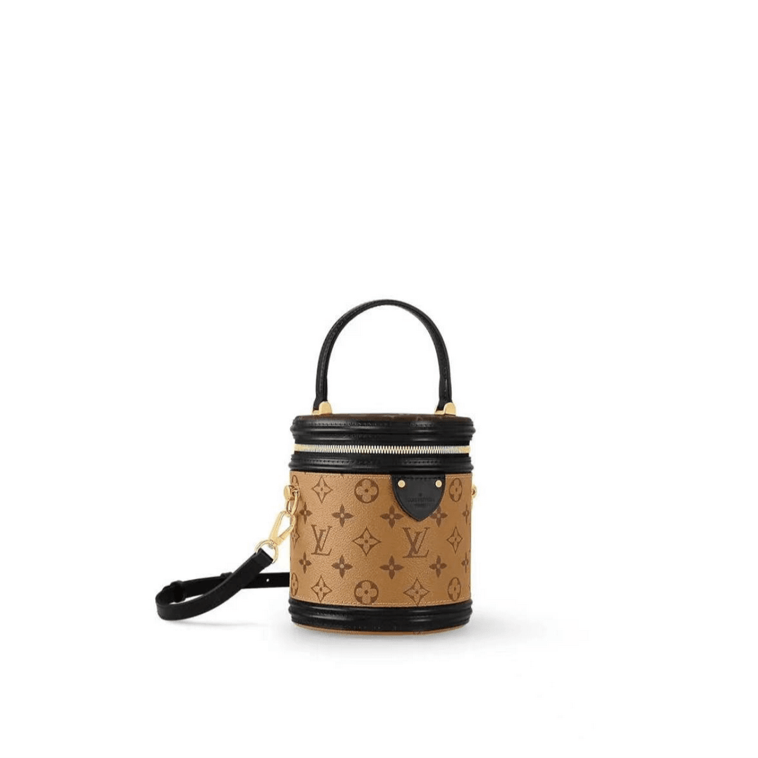 99新 LouisVuitton/路易威登 安琳/发财桶/现代芯片款/斜挎包