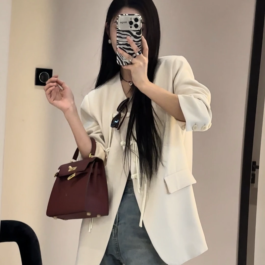 ZX616新中式国风气质时尚休闲小众宽松百搭春款外套