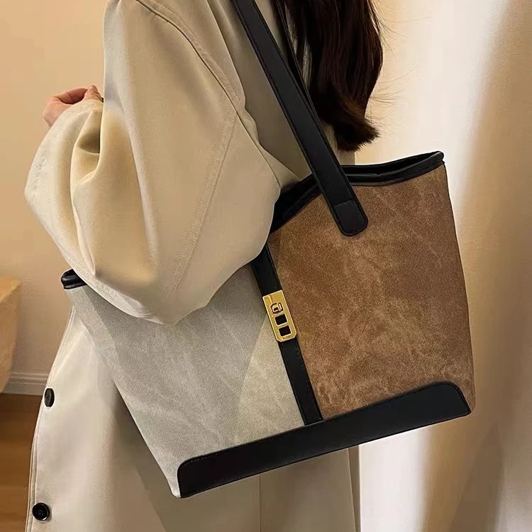大容量包包女2025现款高级感百搭手提单肩包上班女士通勤托特包