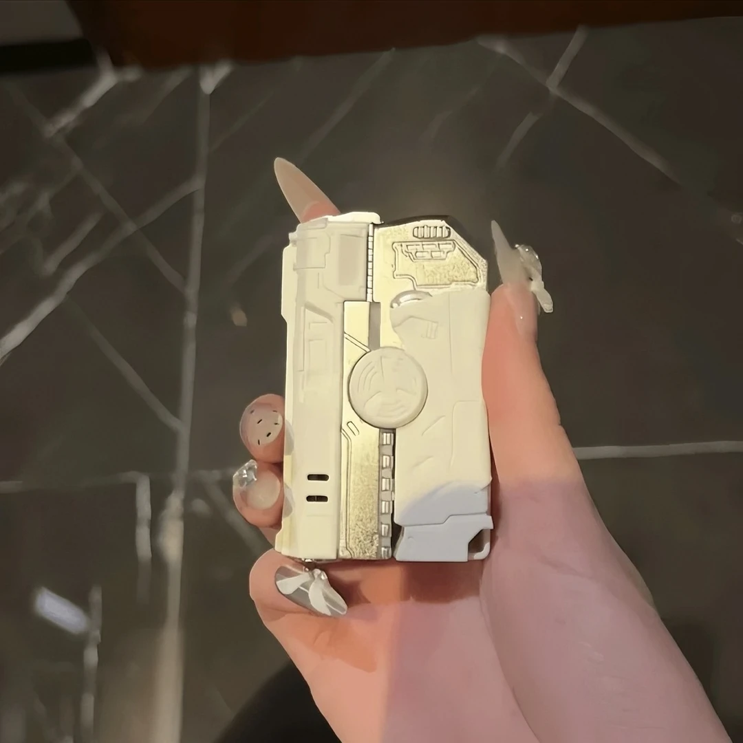 网红指尖陀螺打火机可折叠可变形粉丝火焰防风个性酷炫火机送男友