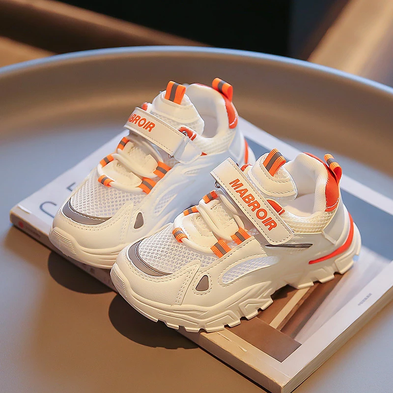 男童网鞋2024夏季新款软底儿童运动鞋时尚镂空透气单网鞋女童鞋子