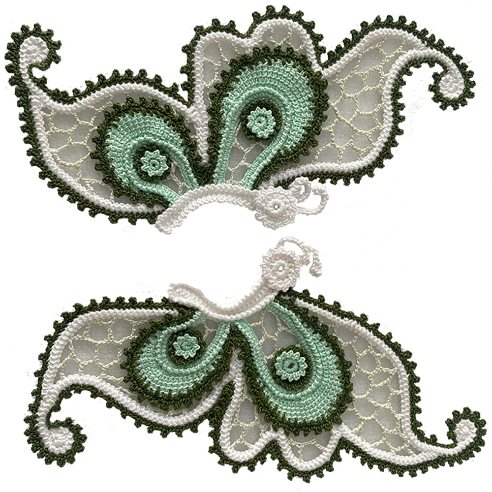 立体蝴蝶钩编教程