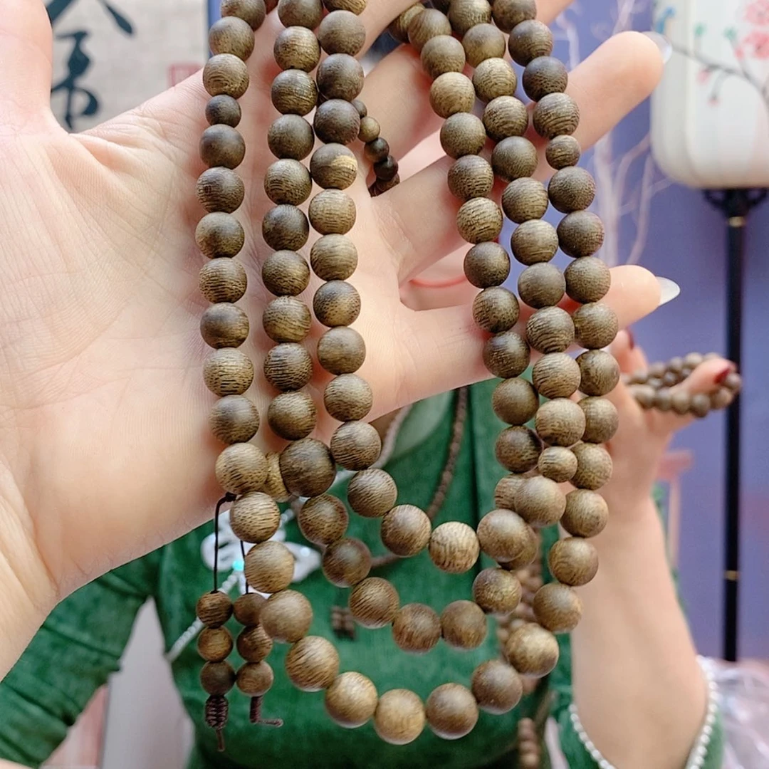 【闪购商品】沉香手串达拉干沉水留疤