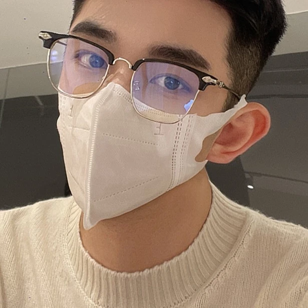 防辐射抗疲劳半框眼镜男高中生近视平光镜纯情少年感可配度数女