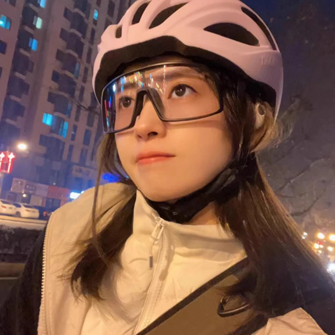 潮流骑行眼镜变色防风遮阳防紫外线墨镜护目街拍行车偏光户外骑行