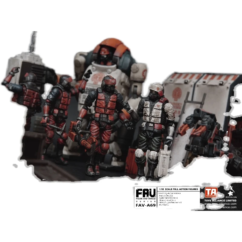 现货TA 酸雨1/18 FAV-A69亚格斯医生 A70崔弗·琼斯A71工程蚤人偶