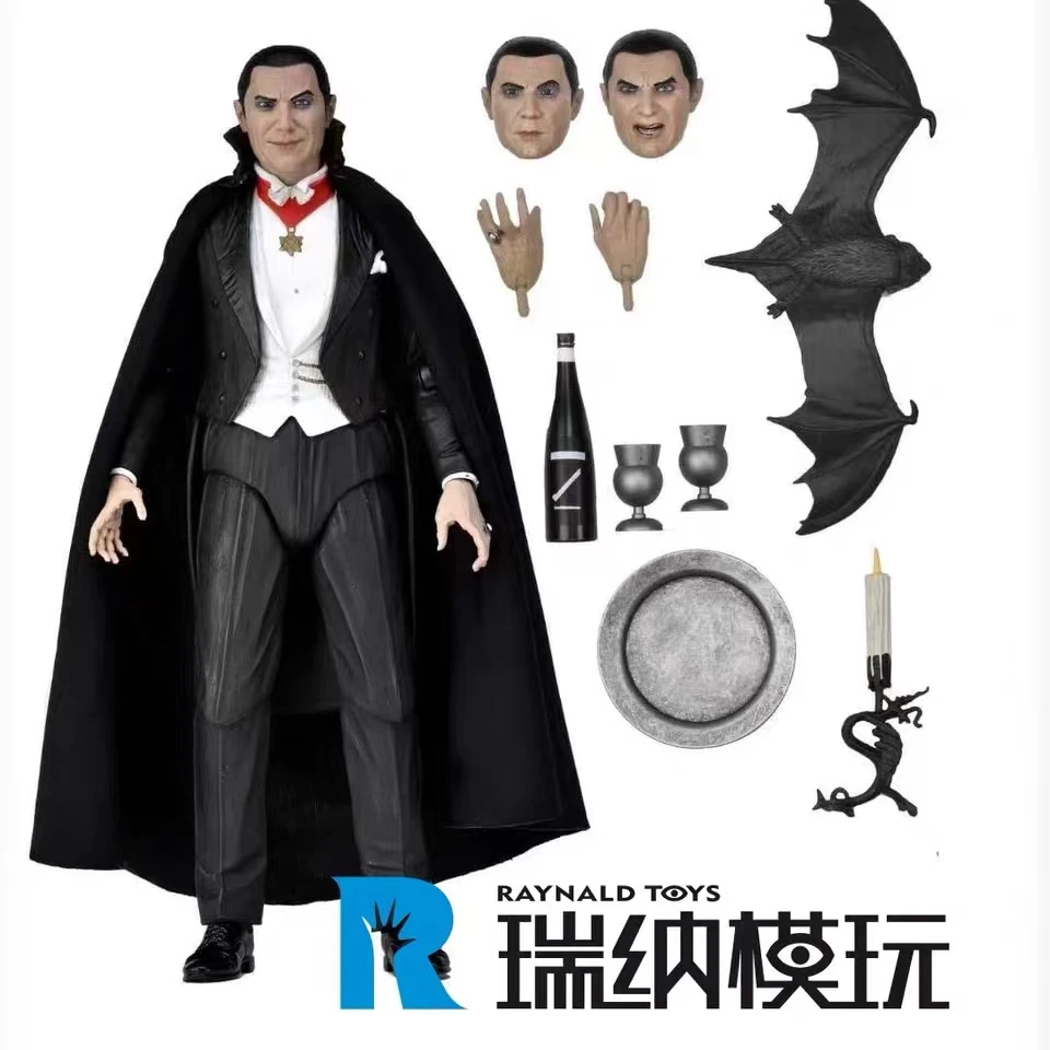 现货 NECA 04814 环球怪物 吸血伯爵 德古拉 1/12 7寸可动 代理版